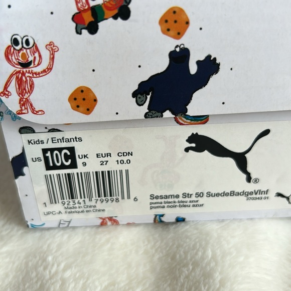Puma x Cookie Monster toddler backpack and sneakers size 10 - Picture 7 of 9